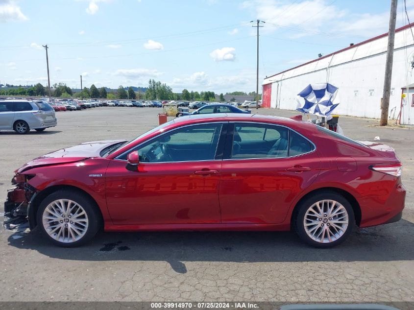 2019 Toyota Camry Hybrid Xle VIN: 4T1B21HK6KU513646 Lot: 39914970