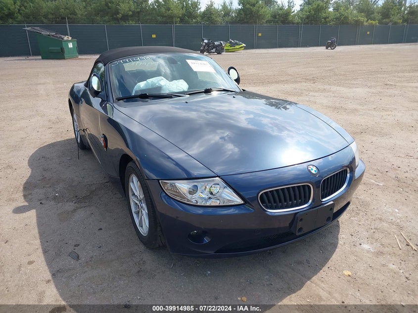 2004 BMW Z4 2.5I VIN: 4USBT33514LS49446 Lot: 39914985