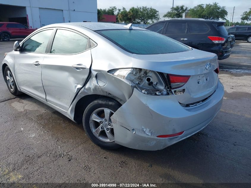 2014 Hyundai Elantra Se VIN: 5NPDH4AE7EH489664 Lot: 39914998