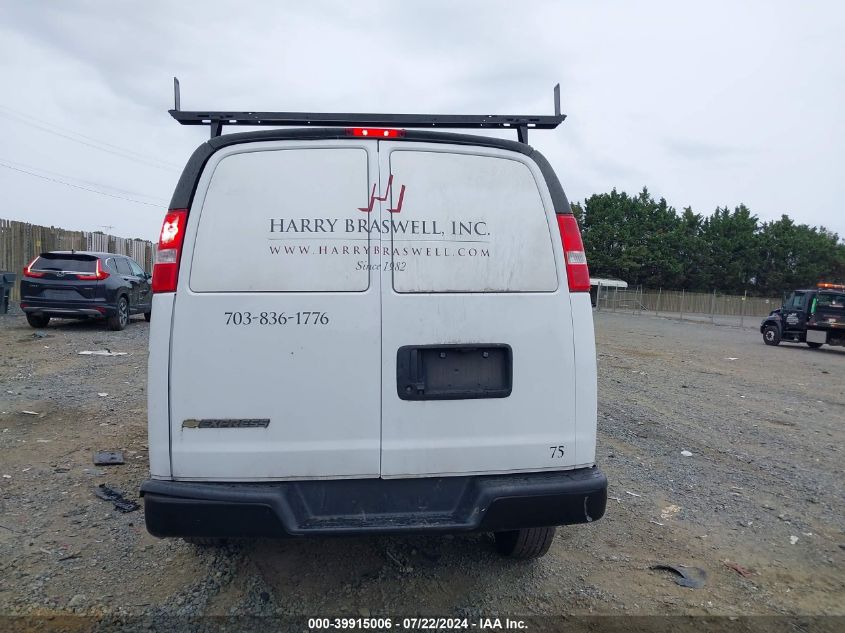 2021 Chevrolet Express Cargo Rwd 2500 Regular Wheelbase Wt VIN: 1GCWGAFP2M1198287 Lot: 39915006