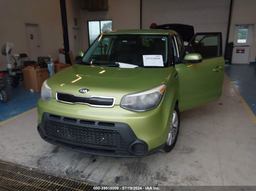 2015 Kia Soul + VIN: KNDJP3A56F7755679 Lot: 39915009