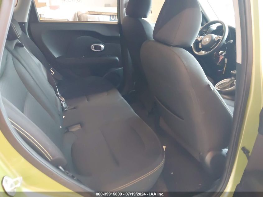 2015 Kia Soul + VIN: KNDJP3A56F7755679 Lot: 39915009