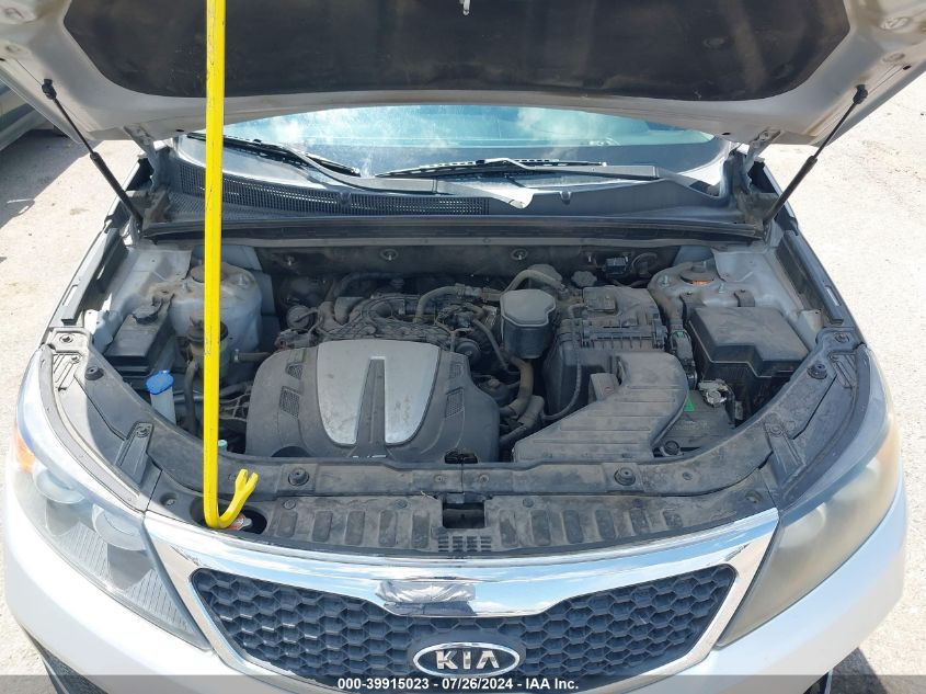 2012 Kia Sorento Lx V6 VIN: 5XYKT3A26CG246275 Lot: 39915023