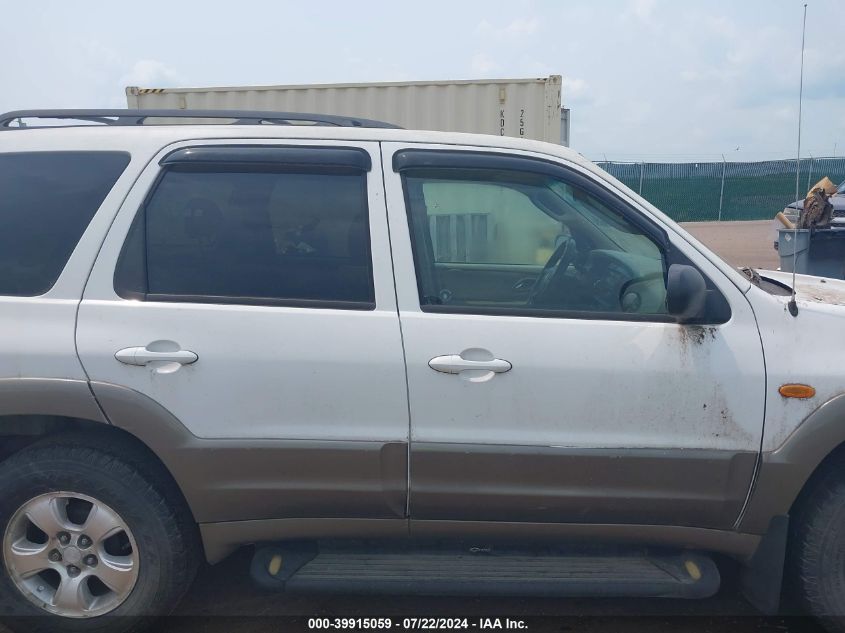 2002 Mazda Tribute Es V6/Lx V6 VIN: 4F2YU08102KM48217 Lot: 39915059