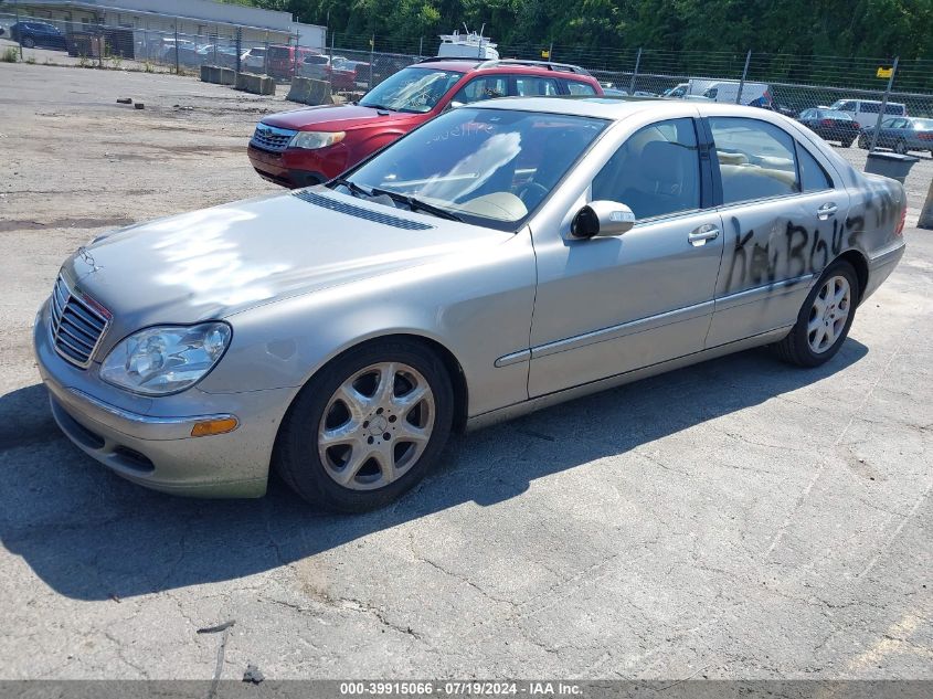 2005 Mercedes-Benz S 430 4Matic VIN: WDBNG83J25A456070 Lot: 39915066