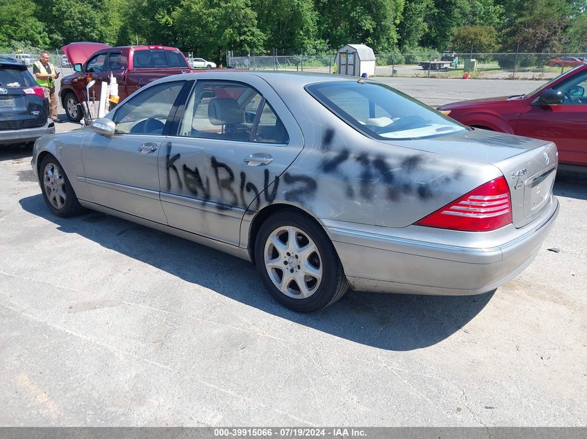 2005 Mercedes-Benz S 430 4Matic VIN: WDBNG83J25A456070 Lot: 39915066