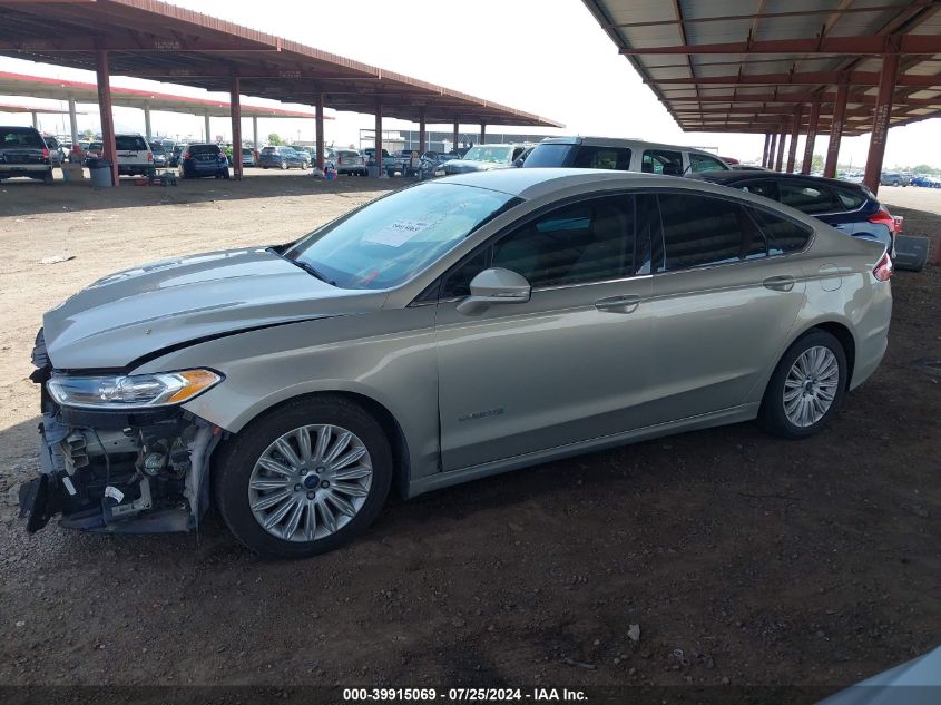 2015 Ford Fusion Hybrid Se VIN: 3FA6P0LU0FR235162 Lot: 39915069