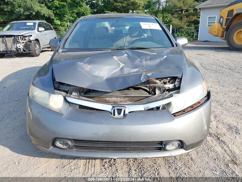 2008 Honda Civic Ex VIN: 1HGFA15818L062952 Lot: 39915071