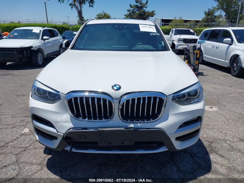 2021 BMW X3 Sdrive30I VIN: 5UXTY3C05M9E69137 Lot: 39915082
