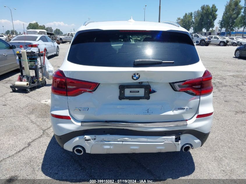 2021 BMW X3 Sdrive30I VIN: 5UXTY3C05M9E69137 Lot: 39915082