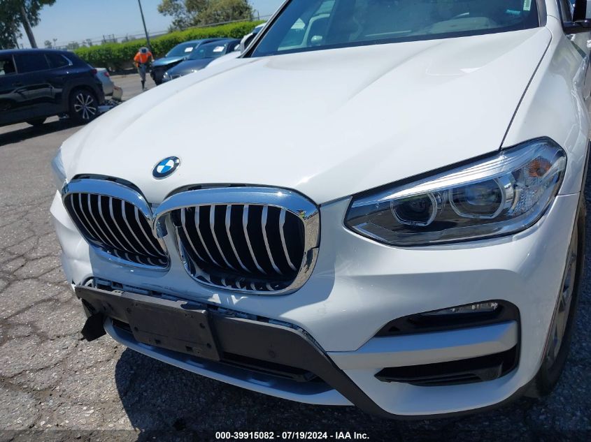 2021 BMW X3 Sdrive30I VIN: 5UXTY3C05M9E69137 Lot: 39915082