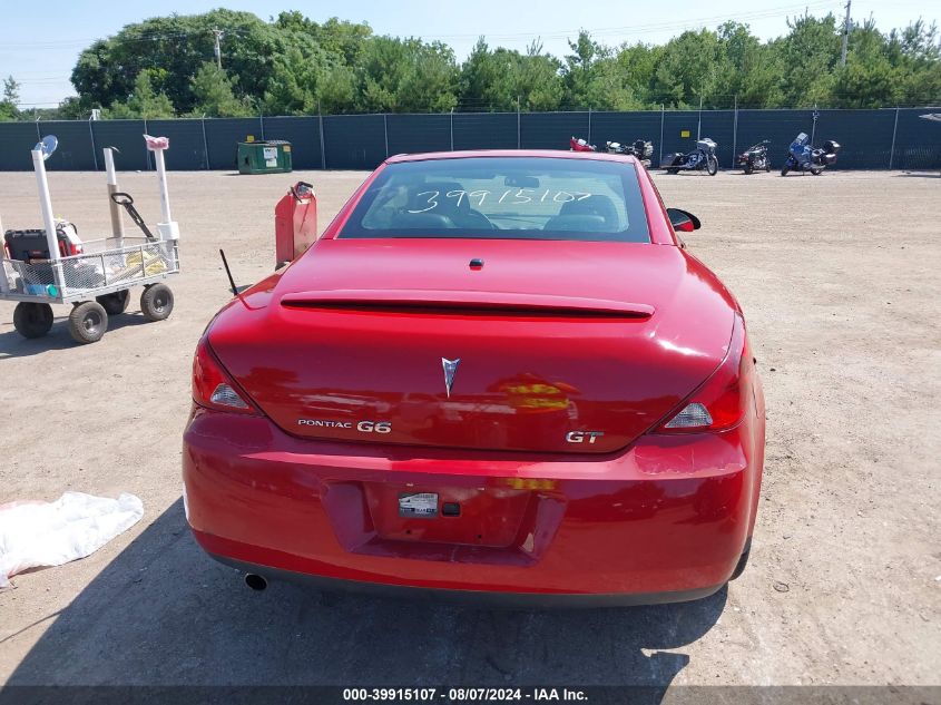 2007 Pontiac G6 Gt VIN: 1G2ZH36N474106513 Lot: 39915107