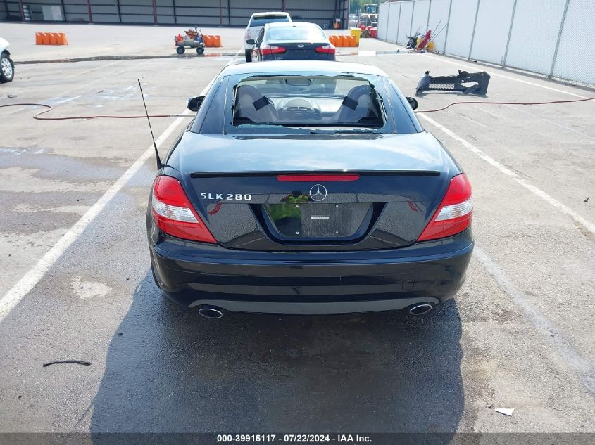 2007 Mercedes-Benz Slk 280 VIN: WDBWK54F67F160695 Lot: 39915117