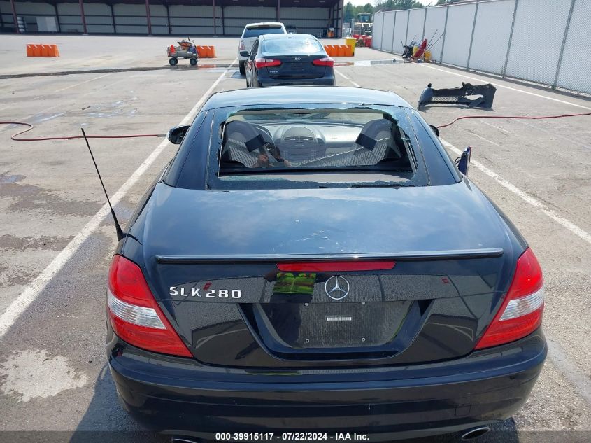 2007 Mercedes-Benz Slk 280 VIN: WDBWK54F67F160695 Lot: 39915117