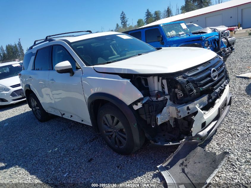 2022 Nissan Pathfinder Sv 4Wd VIN: 5N1DR3BD9NC242490 Lot: 39915130