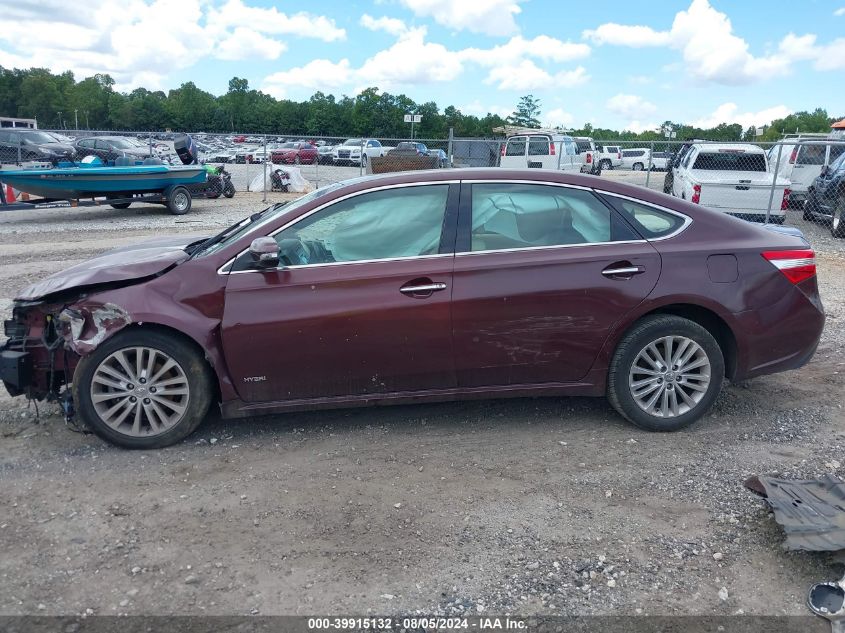 2015 Toyota Avalon Hybrid Xle Touring VIN: 4T1BD1EB0FU038824 Lot: 39915132