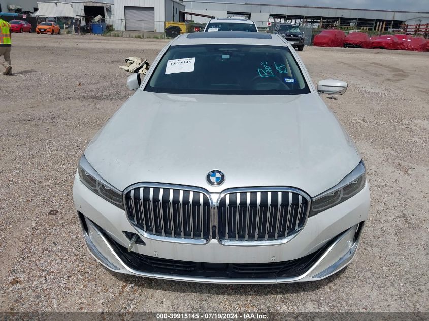 2022 BMW 740 I VIN: WBA7T2C09NCG95131 Lot: 39915145