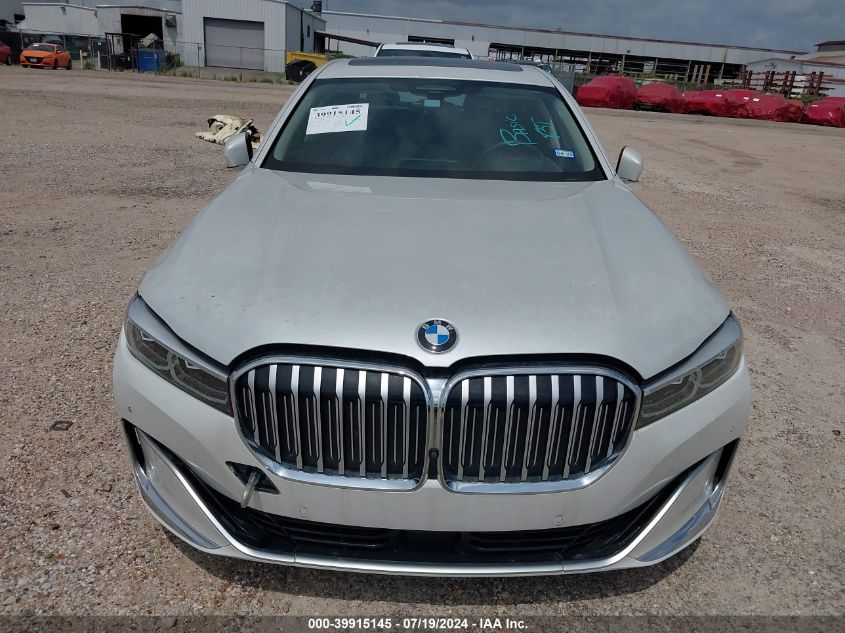 2022 BMW 740 I VIN: WBA7T2C09NCG95131 Lot: 39915145