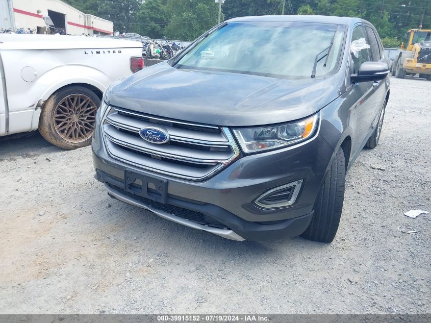 2017 Ford Edge Titanium VIN: 2FMPK3K93HBB59090 Lot: 39915152