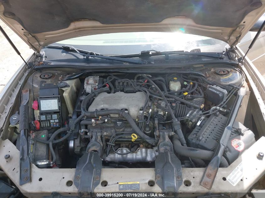 2002 Chevrolet Monte Carlo Ls VIN: 2G1WW12E629316706 Lot: 39915200