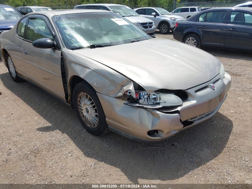 2002 Chevrolet Monte Carlo Ls VIN: 2G1WW12E629316706 Lot: 39915200