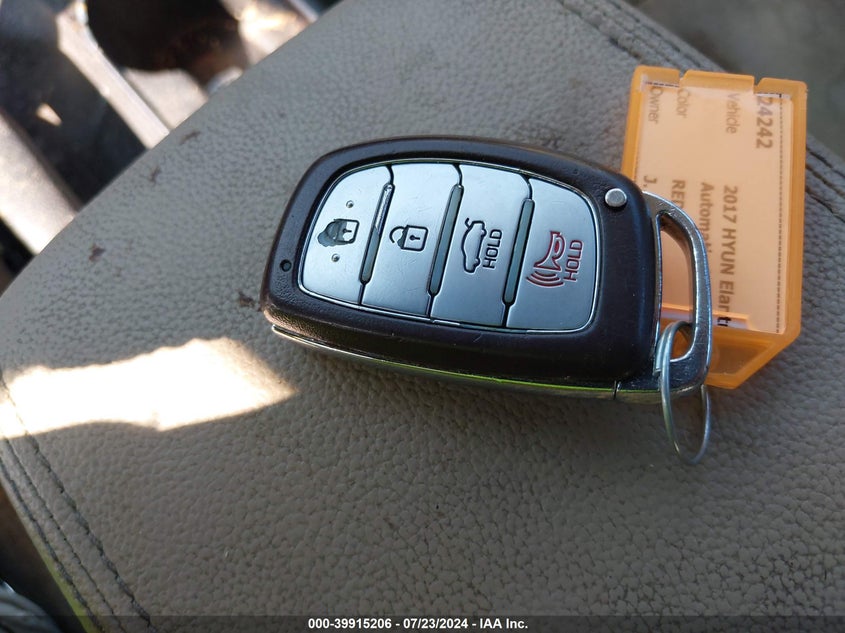 VIN 5NPD84LF5HH144871 2017 HYUNDAI ELANTRA VALUE EDITION