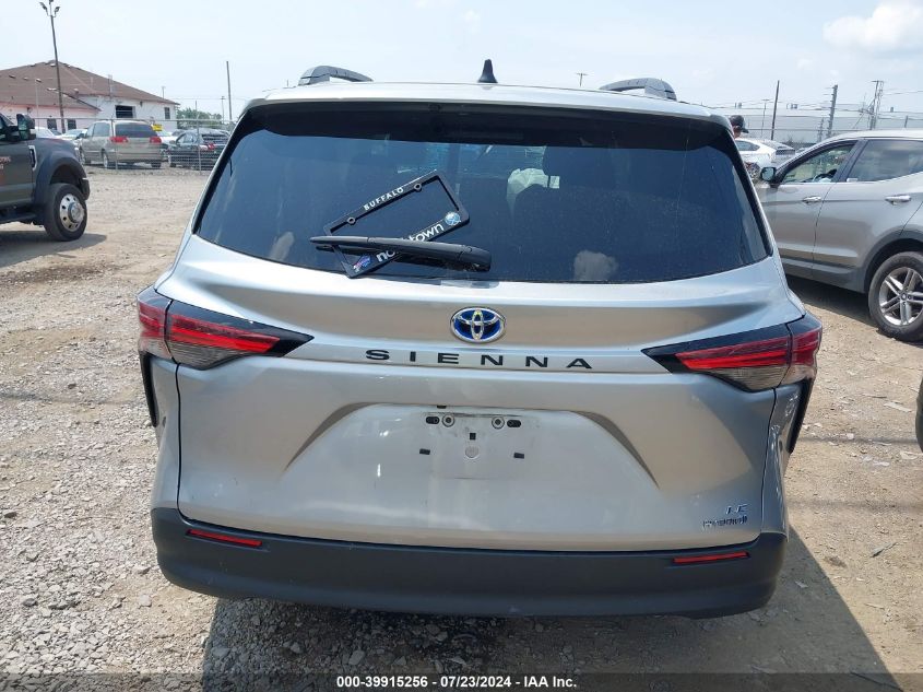 2021 Toyota Sienna Le VIN: 5TDKRKEC9MS068586 Lot: 39915256