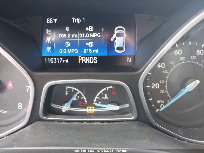 2017 FORD FOCUS TITANIUM - 1FADP3N23HL279761