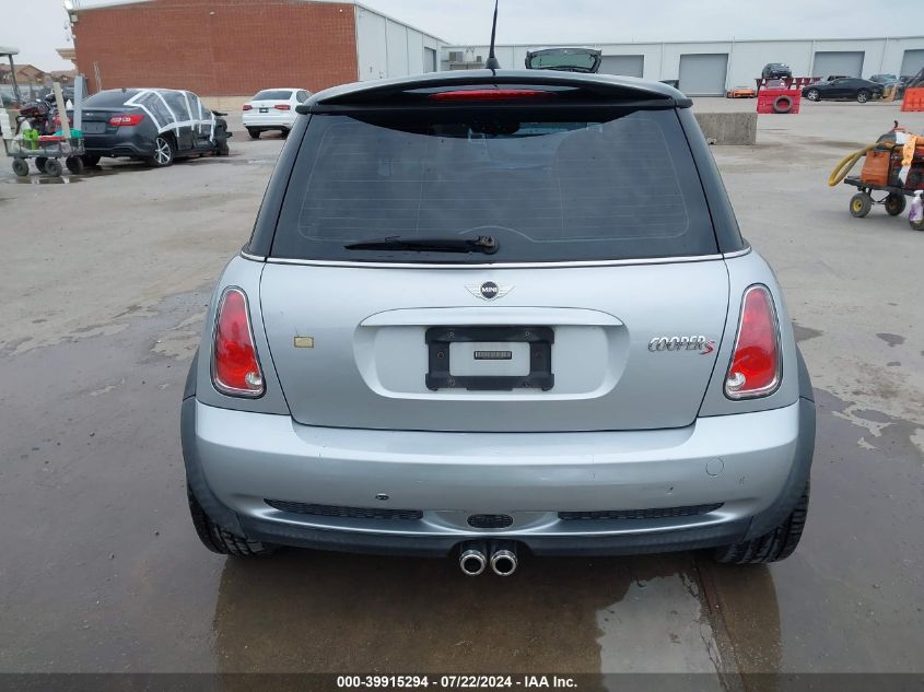 2006 Mini Cooper S VIN: WMWRE335X6TJ33497 Lot: 39915294