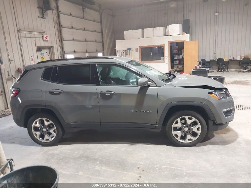 2021 Jeep Compass Limited 4X4 VIN: 3C4NJDCB4MT524056 Lot: 39915312