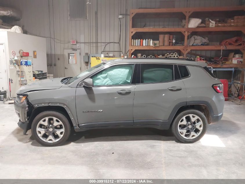 2021 Jeep Compass Limited 4X4 VIN: 3C4NJDCB4MT524056 Lot: 39915312