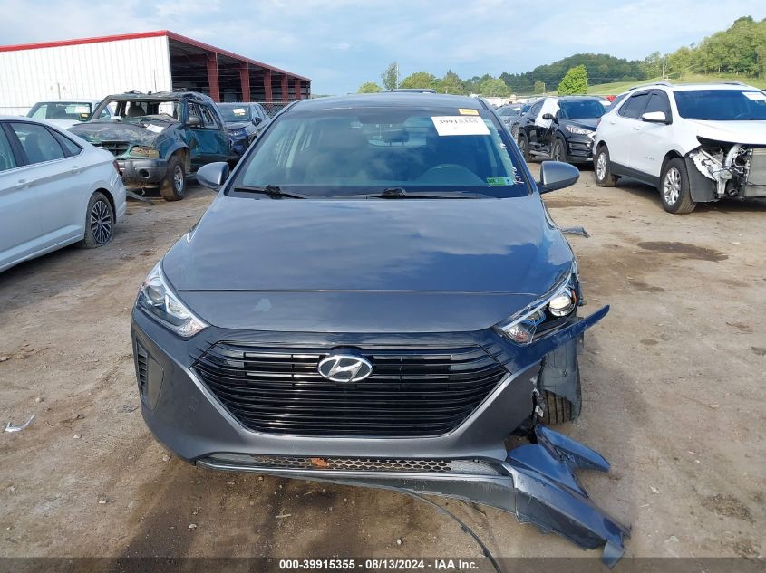 KMHC65LC5KU179173 2019 Hyundai Ioniq Hybrid Blue