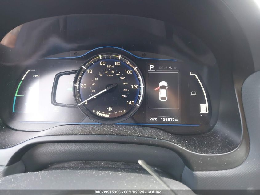 KMHC65LC5KU179173 2019 Hyundai Ioniq Hybrid Blue