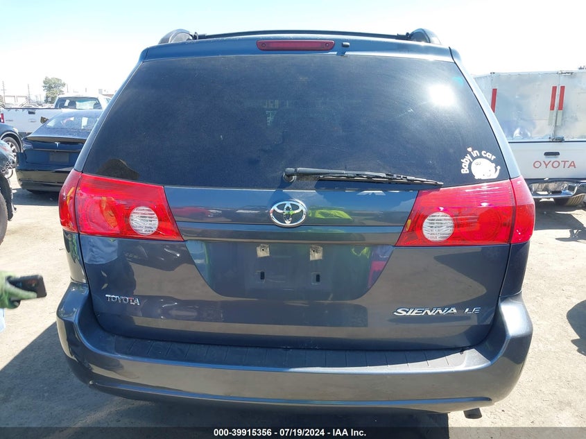 2006 Toyota Sienna Le VIN: 5TDZA23C86S421184 Lot: 39915356