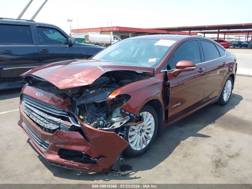 2015 Ford Fusion Hybrid Se VIN: 3FA6P0LU8FR265848 Lot: 39915366
