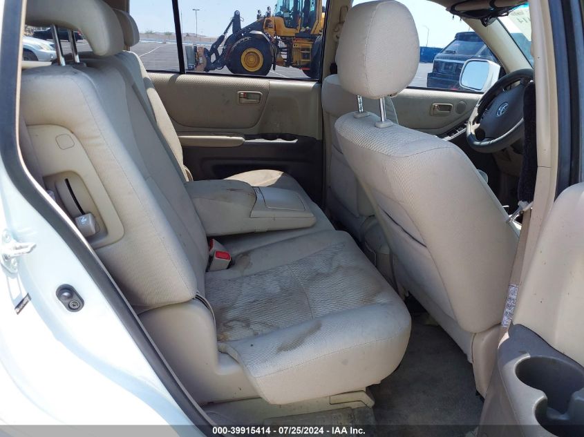 2006 Toyota Highlander V6 VIN: JTEDP21A660096527 Lot: 39915414