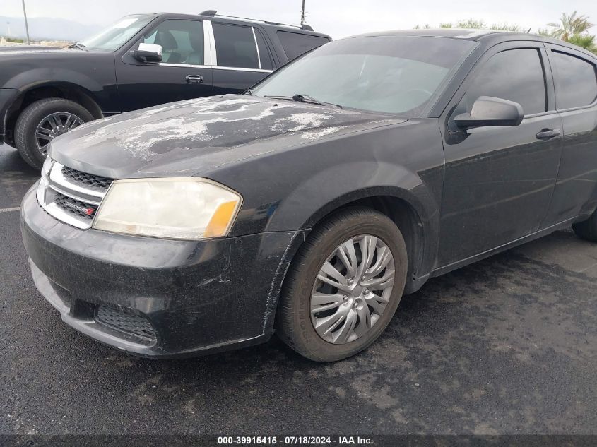 2013 Dodge Avenger Se VIN: 1C3CDZAB7DN650687 Lot: 39915415