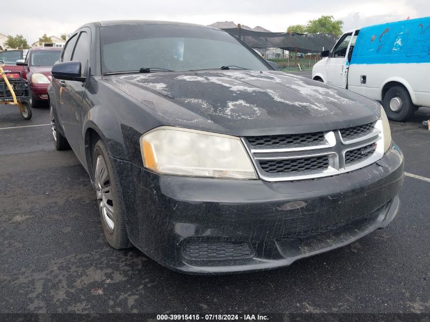 2013 Dodge Avenger Se VIN: 1C3CDZAB7DN650687 Lot: 39915415