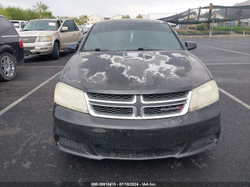 2013 Dodge Avenger Se VIN: 1C3CDZAB7DN650687 Lot: 39915415