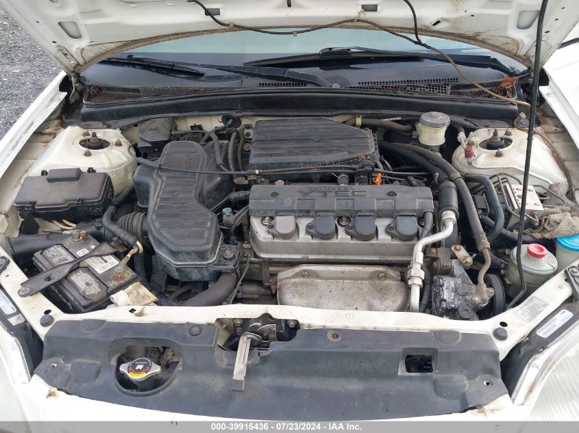 2003 Honda Civic Ex VIN: 2HGES26773H591283 Lot: 39915436