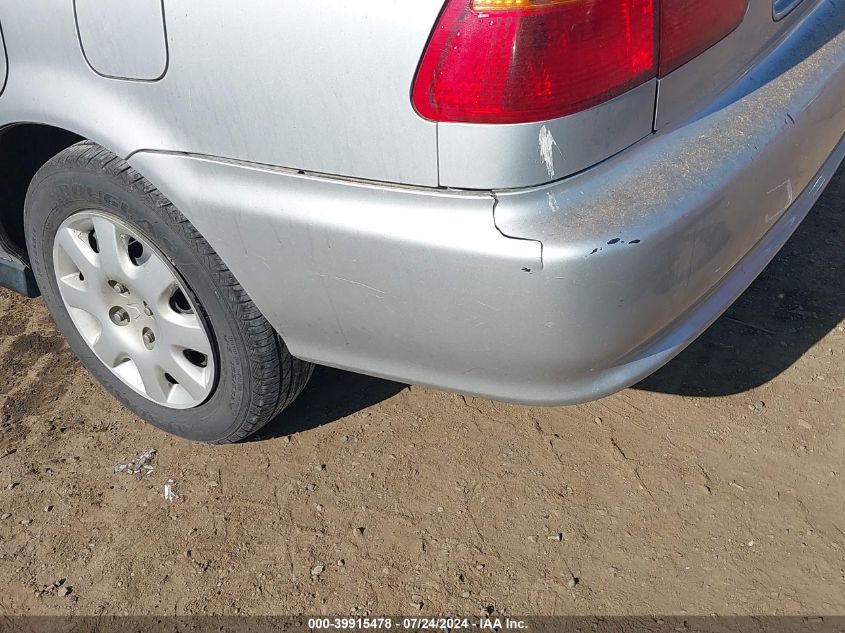 1999 Honda Civic Lx VIN: 2HGEJ6673XH547572 Lot: 39915478