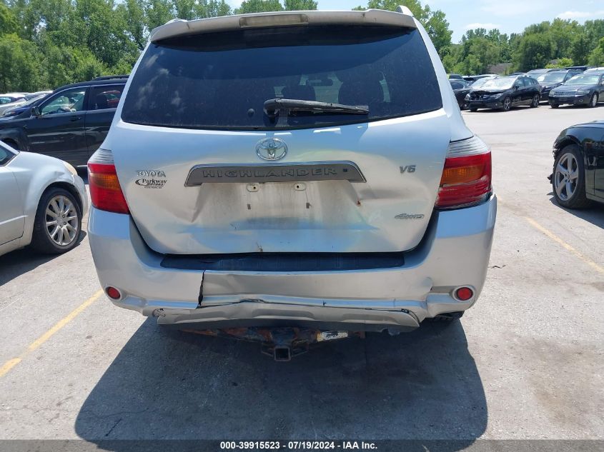 2008 Toyota Highlander Sport VIN: JTEES43A782108980 Lot: 39915523