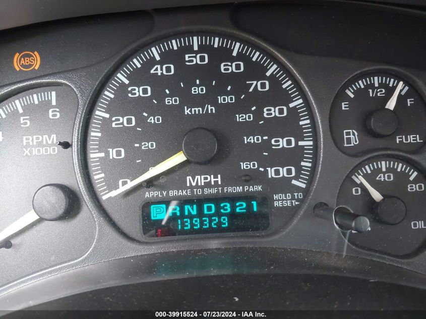 2001 Chevrolet Suburban 1500 Ls VIN: 3GNEC16T41G171813 Lot: 39915524