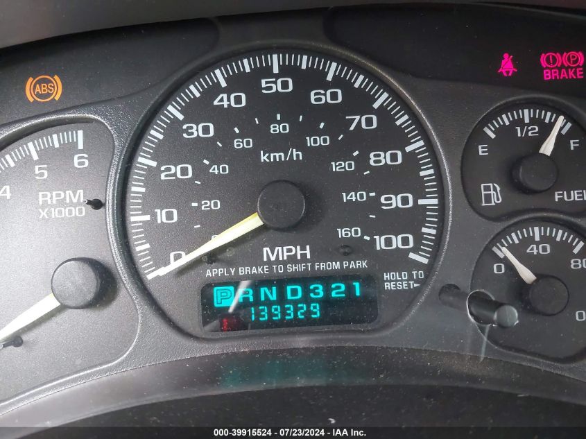 2001 Chevrolet Suburban 1500 Ls VIN: 3GNEC16T41G171813 Lot: 39915524