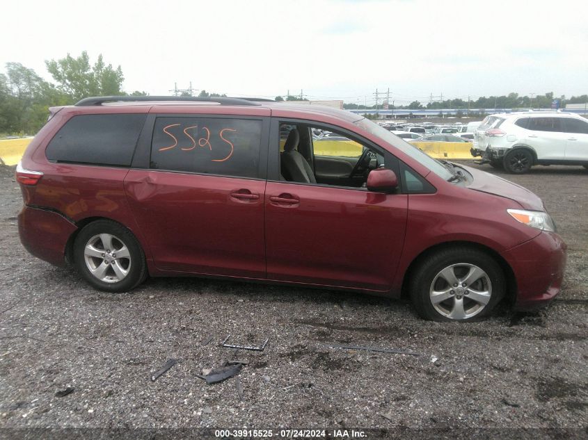 2017 Toyota Sienna Le 8 Passenger VIN: 5TDKZ3DC2HS782766 Lot: 39915525