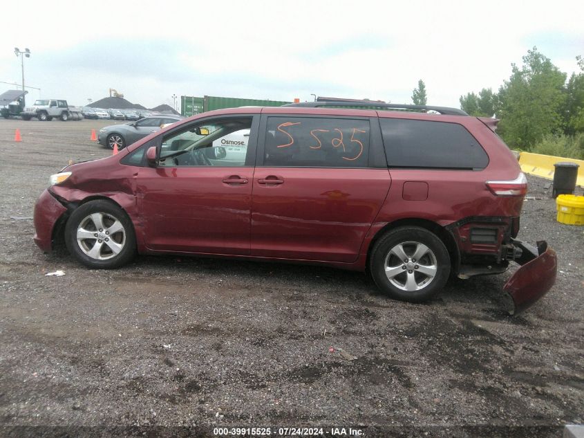 2017 Toyota Sienna Le 8 Passenger VIN: 5TDKZ3DC2HS782766 Lot: 39915525