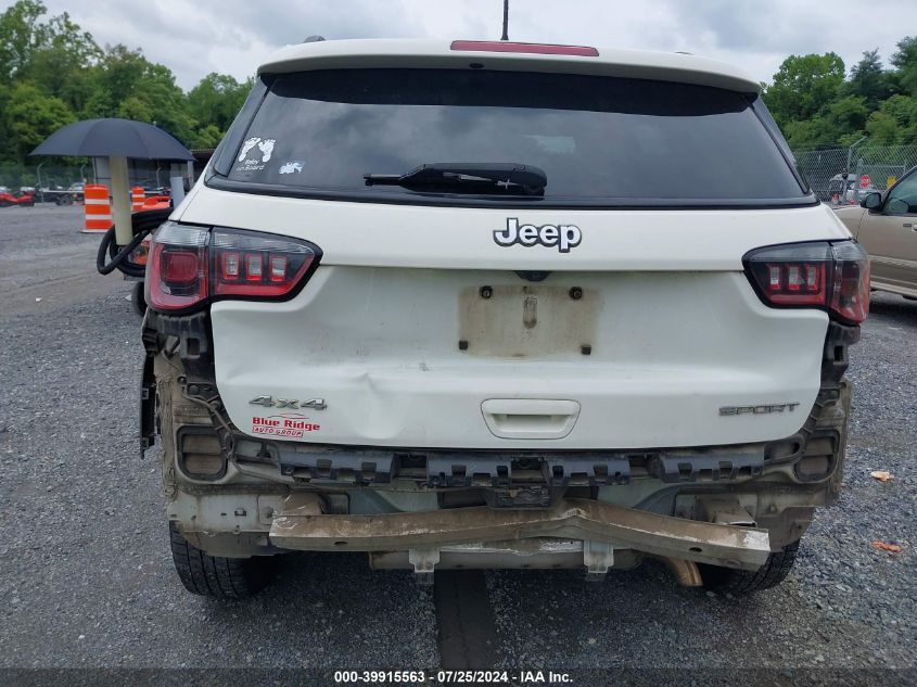 2017 Jeep New Compass Sport 4X4 VIN: 3C4NJDAB0HT647264 Lot: 39915563