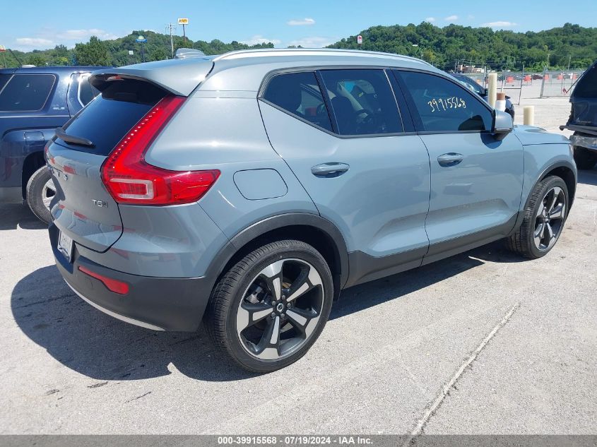 2020 Volvo Xc40 T5 Momentum VIN: YV4162UK7L2203385 Lot: 39915568