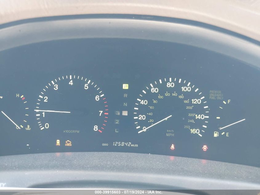 1997 Lexus Ls 400 VIN: JT8BH28F0V0097535 Lot: 39915603