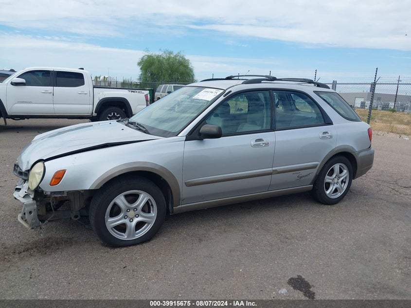 2002 Subaru Impreza Outback Sport VIN: JF1GG685X2H817077 Lot: 39915675